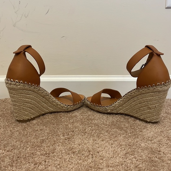 Dolce Vita Cognac Espadrille Wedges 8.5 - Picture 4 of 6